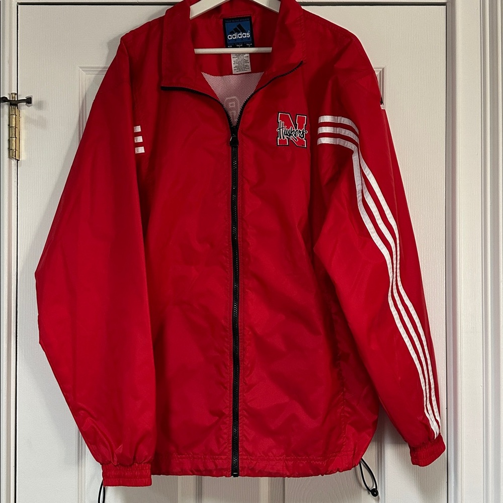 Adidas Team Red Sports Jacket size large